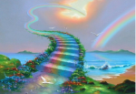 Special Order - Rainbow Highway to Heaven - Full Drill Diamond Painting - Specially ordered for you. Delivery is approximately 4 - 6 weeks. Discount