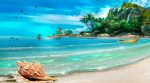 Special Order - Beautiful Beach - Full Drill Diamond Painting - Specially ordered for you. Delivery is approximately 4 - 6 weeks. For Sale