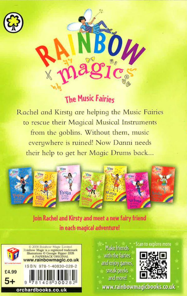 Rainbow Magic: Danni The Drum Fairy: The Music Fairies Book 4 Sale