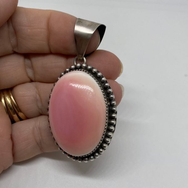 THE QUEEN PINK STERLING SILVER PENDANT on Sale