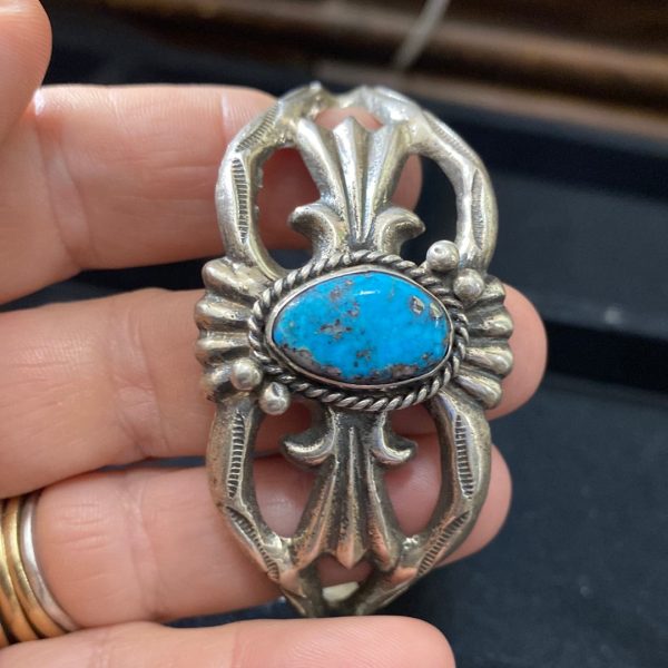 Vintage Tufa Bisbee Turquoise For Sale