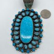 Large Sterling Silver  Turquoise pendant Supply