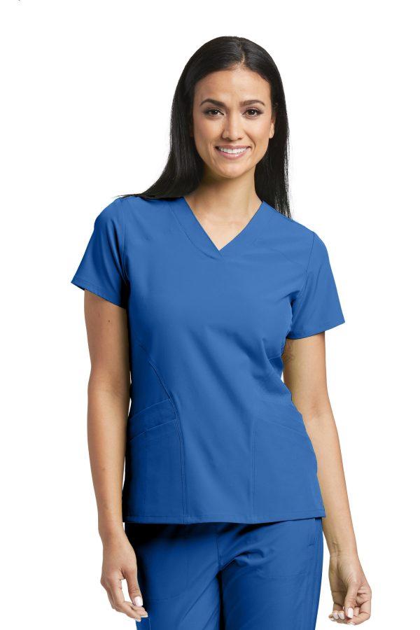 Barco One 5106 Women s Pulse Sporty V-Neck Scrub Top Hot on Sale