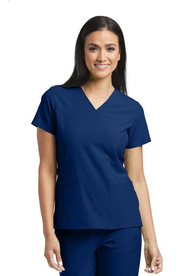 Barco One 5106 Women s Pulse Sporty V-Neck Scrub Top Hot on Sale