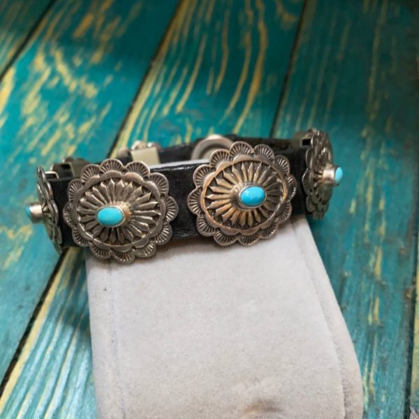 The Concho  Cluster  Turquoise bracelet Discount