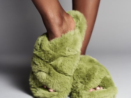 Cozy Up Slippers - Green Online