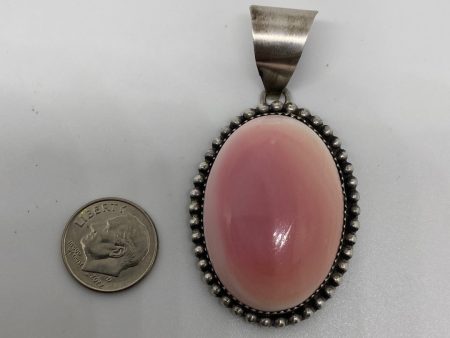 THE QUEEN PINK STERLING SILVER PENDANT on Sale