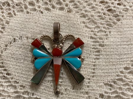 Zuni Butterfly Pendant For Cheap