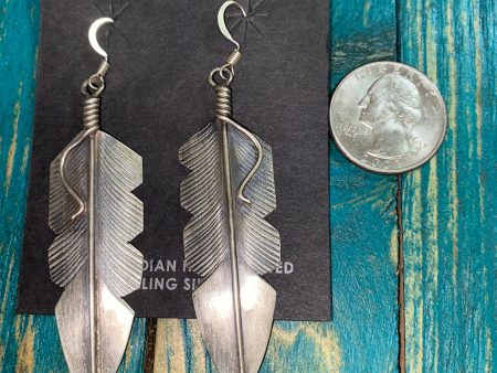 The Sterling Silver Feather” earrings Fashion