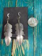 The Sterling Silver Feather” earrings Fashion