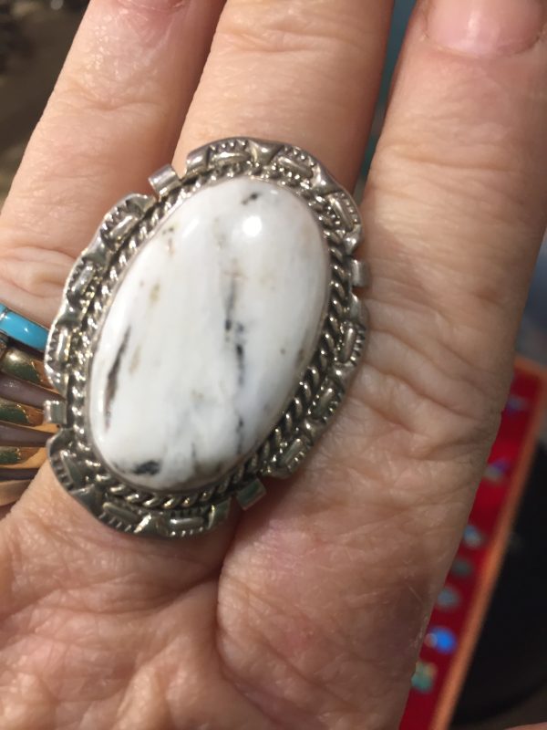 White Buffalo Ring For Discount