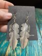 The Sterling Silver Feather” earrings Fashion