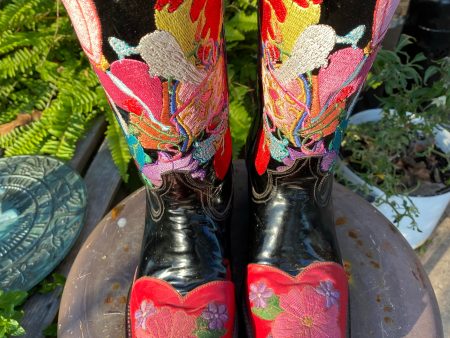 The Heart Attack Vintage Boots on Sale