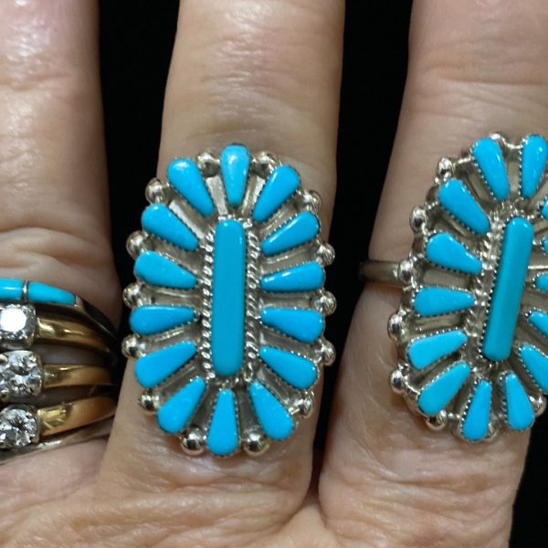 Zuni turquoise ring Discount