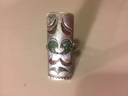 Vintage inlay chip ring Online