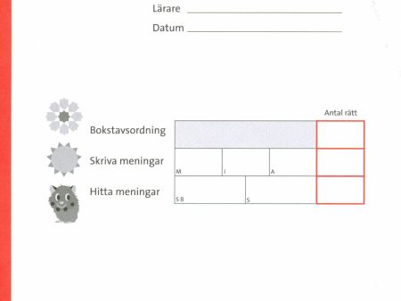 DLS för skolår 3 bokstäver och meningar (25 st) For Cheap