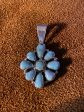 Dry Creek Turquoise Pendant For Sale