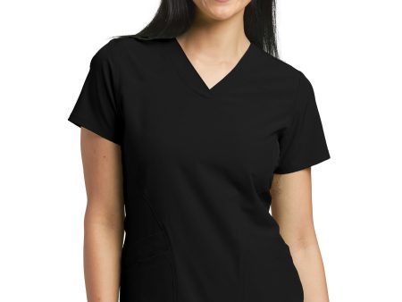 Barco One 5106 Women s Pulse Sporty V-Neck Scrub Top Hot on Sale