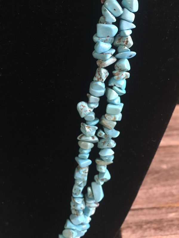 Heishi beads and Turquoise necklace Fashion