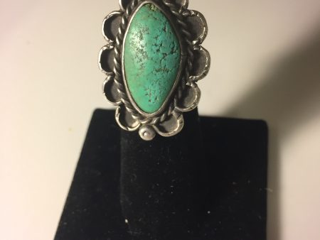 Vintage green Turquoise ring Online Hot Sale