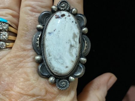 The leighton white Buffalo ring Online Hot Sale