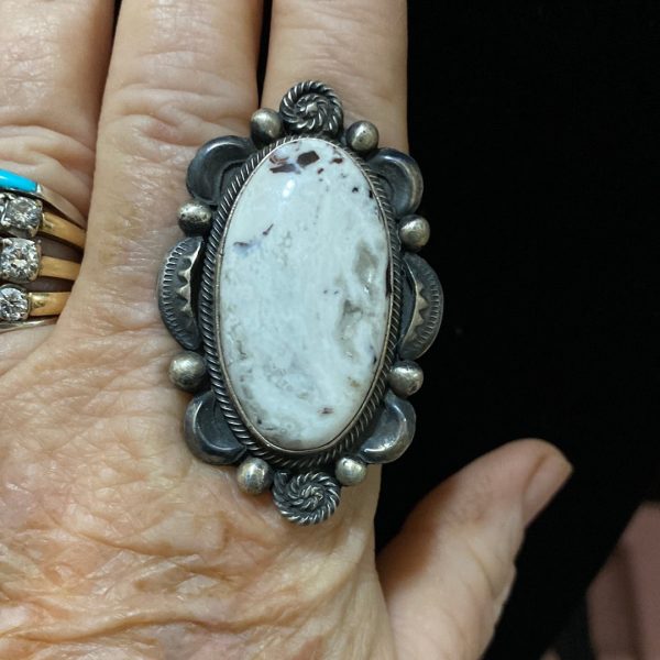 The leighton white Buffalo ring Online Hot Sale