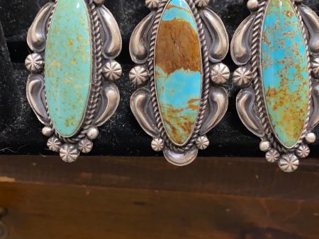 Large turquoise adjustable rings Online Hot Sale