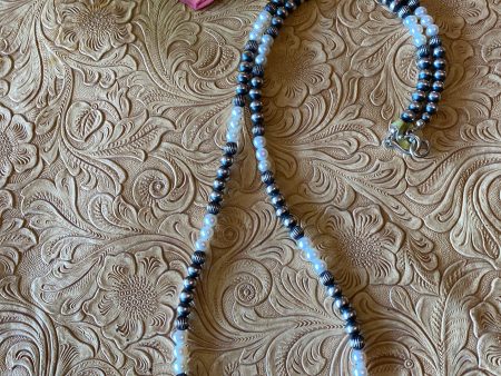 Freshwater Pearls and Navajo pearls 30in Online