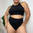 Super High Leg Panties - Black For Sale