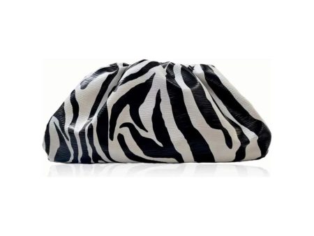 Xena Zebra Print Oversized Clutch Sale