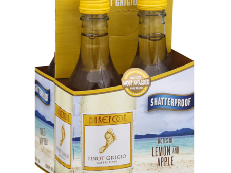 Barefoot Pinot Grigio 4Pk Fashion