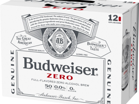 Bud Zero 12pk Can For Sale