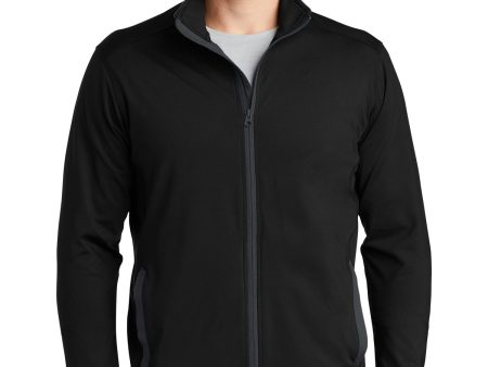 Sport-Tek® ST853 Sport-Wick® Stretch Contrast Full-Zip Jacket Cheap