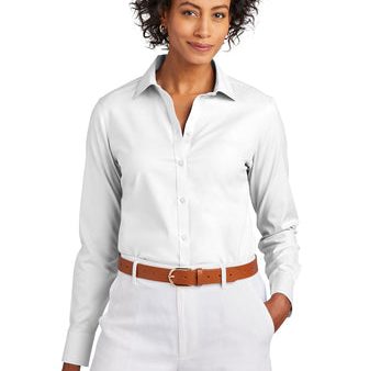 Brooks Brothers® Women’s Wrinkle-Free Stretch Pinpoint Shirt BB18001 For Sale