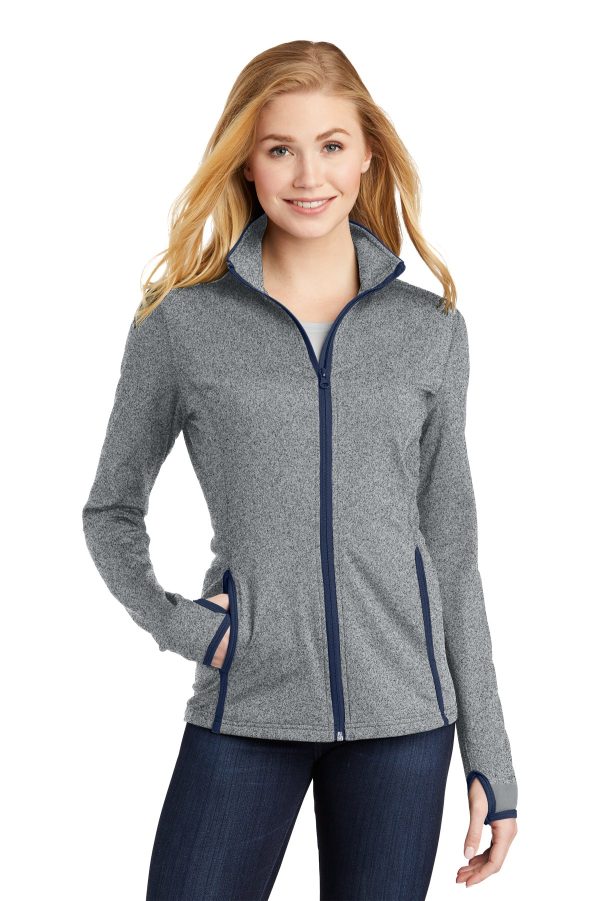 Sport-Tek® LST853 Ladies Sport-Wick® Stretch Contrast Full-Zip Jacket Cheap