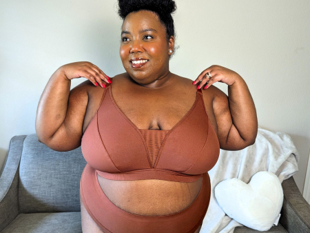 Ribbed Bra Full Cup - Root Beer Online Hot Sale