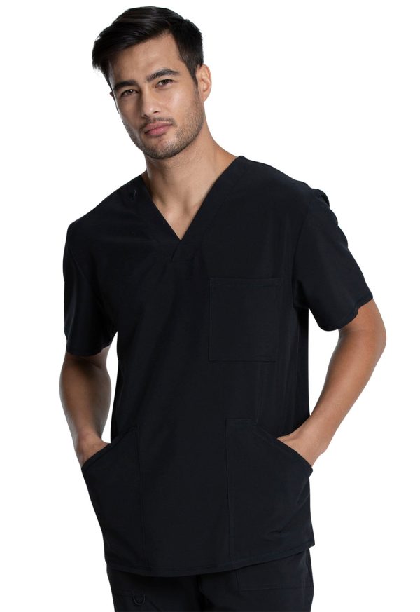 Cherokee Allura CKA686 Men s V-Neck Top Cheap