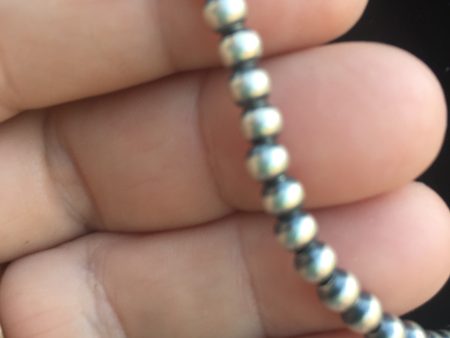 Micro Navajo pearls 4mm 20 inches Sale