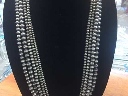 5 strand Sterling silver Navajo Pearls Online