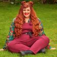 Snagaree Dungarees - Burgundy Discount