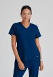 Barco Grey s Anatomy +SpandexStretch GRST011 Emma V-Neck Top Fashion