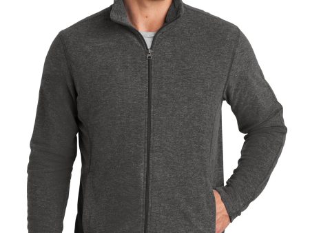 Port Authority® F235 Heather Microfleece Full-Zip Jacket For Cheap