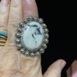 Big White Buffalo stone ring Supply