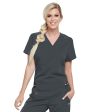 Barco Grey s Anatomy +SpandexStretch GVST028 Women s Tuck In V-Neck Top Cheap