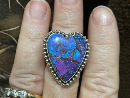 Heart shaped adjustable rings Online