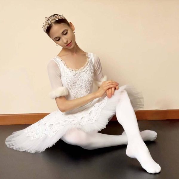 Convertible Dance Tights - White For Cheap