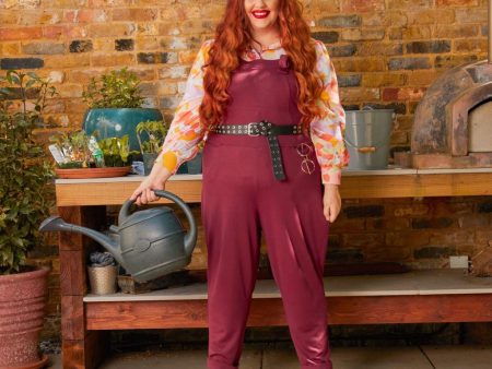 Snagaree Dungarees - Burgundy Discount