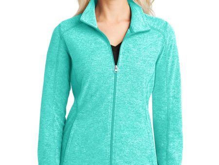 Port Authority® L235 Ladies Heather Microfleece Full-Zip Jacket Hot on Sale