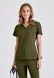 Barco Grey s Anatomy +SpandexStretch GRST136 Capri V-Neck Tuck In Top Hot on Sale