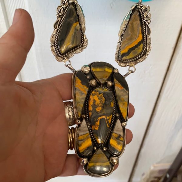 Bumble Bee Jasper  necklace Online